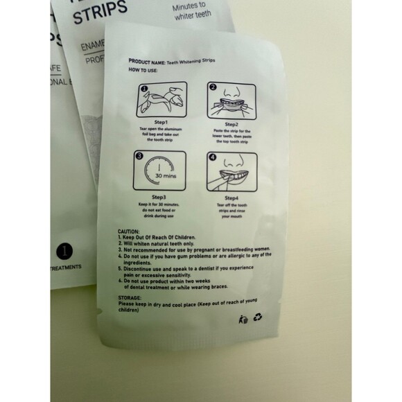 Teeth Whitening Strips 7packs/14strips - Picture 3 of 3